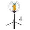 Ring Light 25 cm LogiLink AA0156, με Selfie Stick/Τρίποδο και Τηλεχειριστήριο για Smartphone | Αξεσουάρ | elabstore.gr