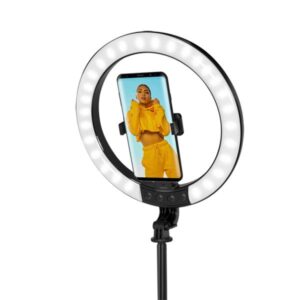 Ring Light 25 cm LogiLink AA0156, με Selfie Stick/Τρίποδο και Τηλεχειριστήριο για Smartphone | Αξεσουάρ | elabstore.gr