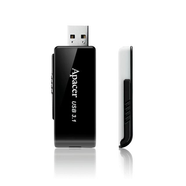 USB Stick Apacer AH350 32GB USB 3.1 Gen1 Μαύρο | eLabstore.gr USB Stick Apacer AH350 32GB USB 3.1 Gen1 Μαύρο | Αποθήκευση | elabstore.gr