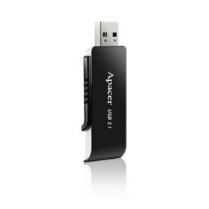 USB Stick Apacer AH350 64GB USB 3.1 Gen1 Μαύρο | Αποθήκευση | elabstore.gr