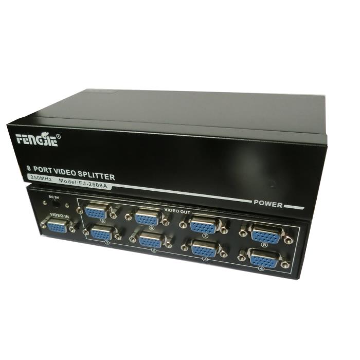 Splitter VGA σε 8 Οθόνες Aculine SPL-011 | Επέκτασης Εικόνας | elabstore.gr