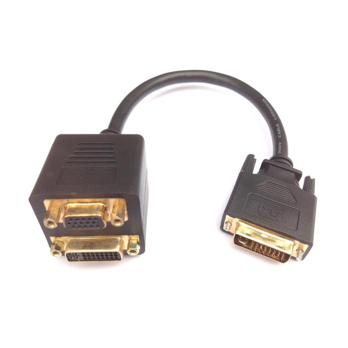 Splitter DVI σε VGA και DVI Aculine AD-041 | eLabstore.gr Splitter DVI σε VGA και DVI Aculine AD-041 | Επέκτασης Εικόνας | elabstore.gr