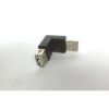 Αντάπτορας USB 2.0 M/F 90 Μοιρών Aculine AD-038 | Μετατροπείς | elabstore.gr