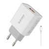 Φορτιστής Σπιτιού 18W WK WP-U57, με καλώδιο Micro USB Λευκό | eLabstore.gr Φορτιστής Σπιτιού 18W WK WP-U57, με καλώδιο Micro USB Λευκό | Φόρτιση | elabstore.gr
