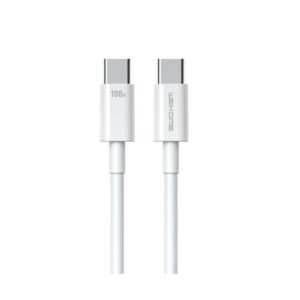Καλώδιο Φόρτισης WK WDC-182 USB-C σε USB-C 100W 1m Λευκό | Καλώδια | elabstore.gr
