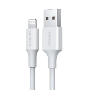 Καλώδιο Φόρτισης UGREEN US155 20728 USB σε Lightning 1m Λευκό | Καλώδια | elabstore.gr