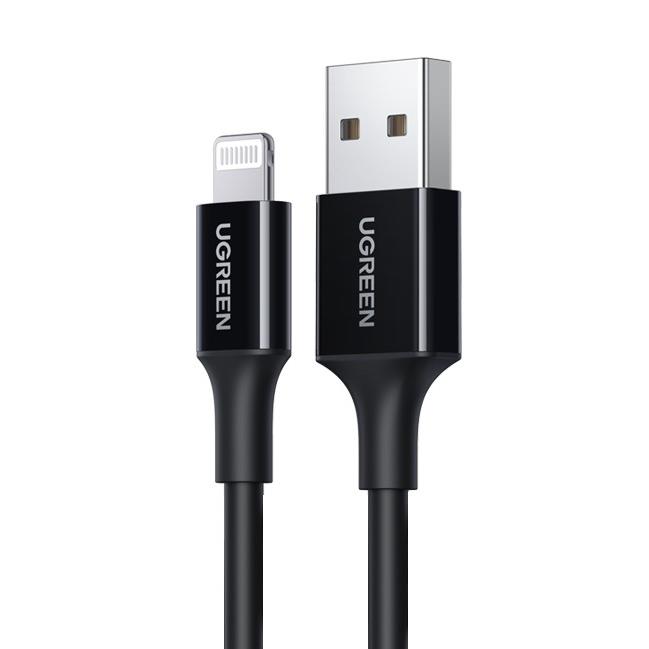 Καλώδιο Φόρτισης UGREEN US155 80822 USB σε Lightning 1m Μαυρό | eLabstore.gr Καλώδιο Φόρτισης UGREEN US155 80822 USB σε Lightning 1m Μαυρό | Καλώδια | elabstore.gr