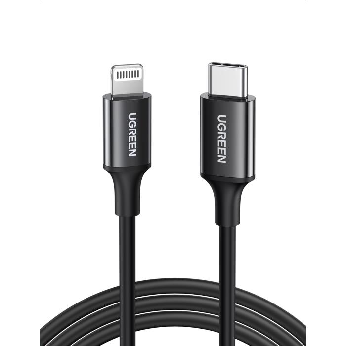 Καλώδιο Φόρτισης UGREEN US171 60751 USB-C σε Lightning PD 18W 1m Μαυρό | eLabstore.gr Καλώδιο Φόρτισης UGREEN US171 60751 USB-C σε Lightning PD 18W 1m Μαυρό | Καλώδια | elabstore.gr