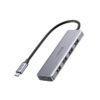 USB-C 3.0 Hub 4 Θέσεων UGREEN CM219 70336 Γκρί | Περιφερειακά | elabstore.gr