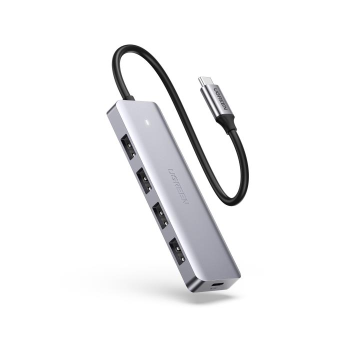 USB-C 3.0 Hub 4 Θέσεων UGREEN CM219 70336 Γκρί | eLabstore.gr USB-C 3.0 Hub 4 Θέσεων UGREEN CM219 70336 Γκρί | Περιφερειακά | elabstore.gr