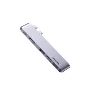 Dual USB-C Docking Station 5 σε 1 UGREEN CM475 60601 | Περιφερειακά | elabstore.gr