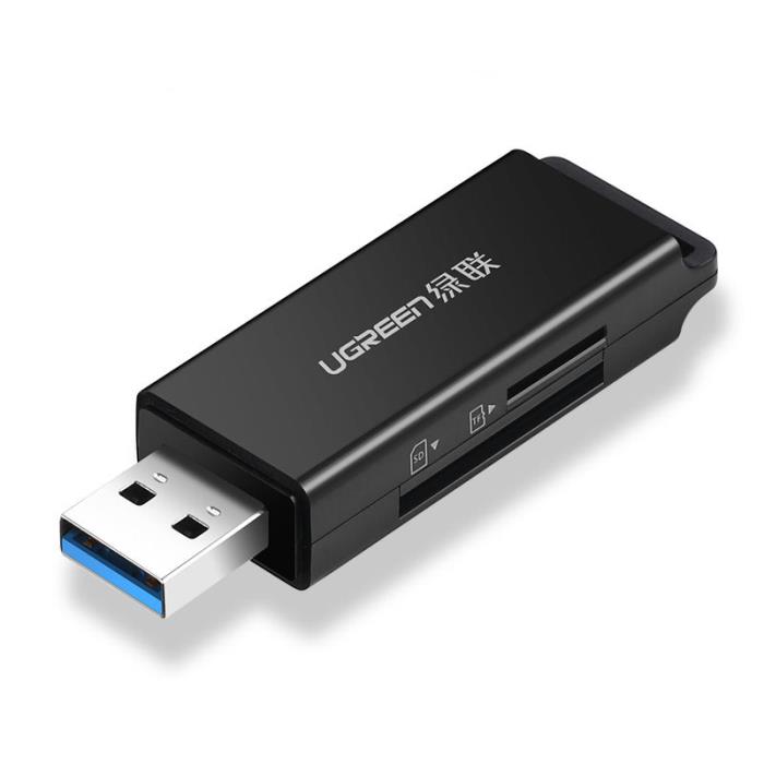 Card Reader USB UGREEN CM104 40752 SD/TF Μαύρο | eLabstore.gr Card Reader USB UGREEN CM104 40752 SD/TF Μαύρο | Περιφερειακά | elabstore.gr