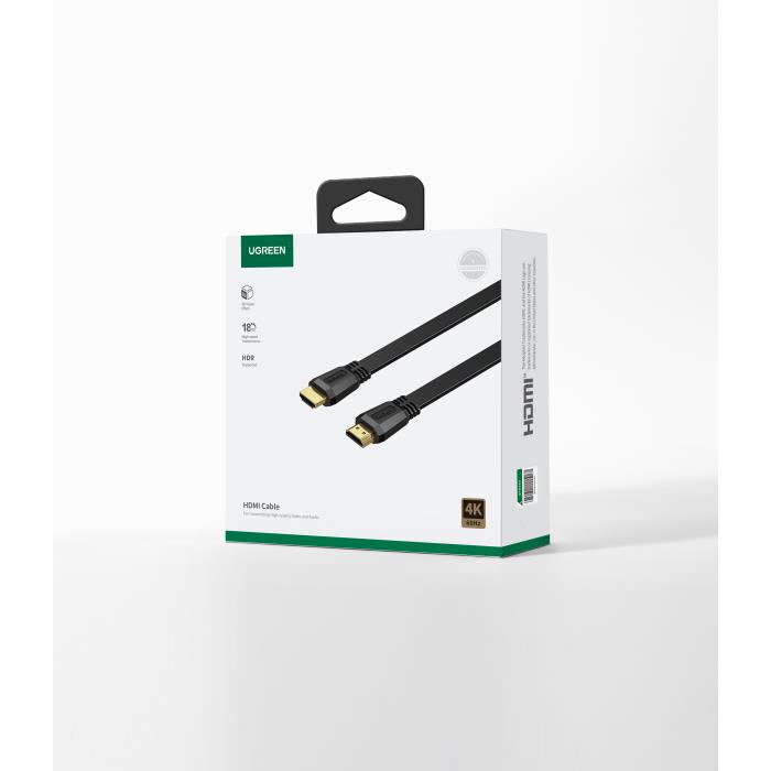 Καλώδιο HDMI M/M 4K/60Hz UGREEN ED015 50819 1.5m Μαύρο | eLabstore.gr Καλώδιο HDMI M/M 4K/60Hz UGREEN ED015 50819 1.5m Μαύρο | Εικόνας | elabstore.gr