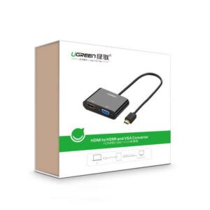 Μετατροπέας HDMI σε VGA/HDMI UGREEN CM101 40744 | Μετατροπείς | elabstore.gr