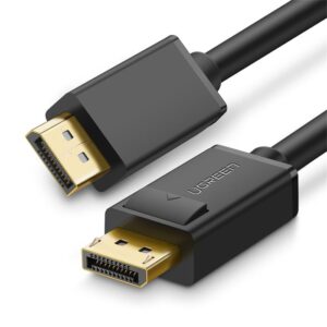 Καλώδιο DP 1.2 M/M 4K/60Hz UGREEN DP102 10244 1m Μαύρο | Εικόνας | elabstore.gr