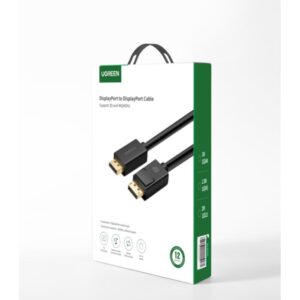 Καλώδιο DP 1.2 M/M 4K/60Hz UGREEN DP102 10211 2m Μαύρο | Εικόνας | elabstore.gr