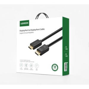 Καλώδιο DP 1.2 M/M 4K/30Hz UGREEN DP102 10213 5m Μαύρο | Εικόνας | elabstore.gr