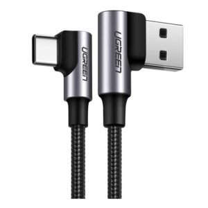 Καλώδιο Φόρτισης UGREEN US176 20857 USB σε USB-C 2m Γκρί | Καλώδια | elabstore.gr