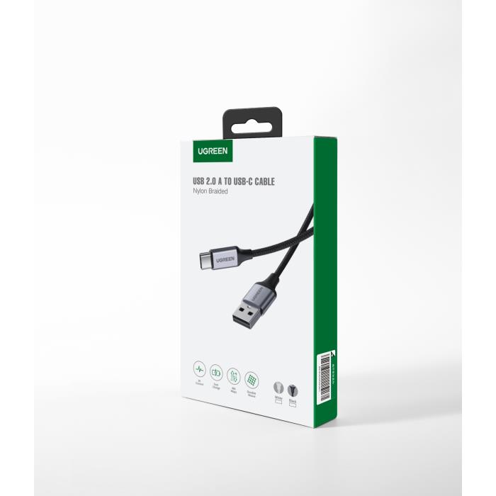 Καλώδιο Φόρτισης UGREEN US288 60408 USB σε USB-C 3m Μαυρό | eLabstore.gr Καλώδιο Φόρτισης UGREEN US288 60408 USB σε USB-C 3m Μαυρό | Καλώδια | elabstore.gr