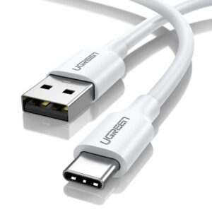 Καλώδιο Φόρτισης UGREEN US287 60123 USB σε USB-C 2m Λευκό | Καλώδια | elabstore.gr