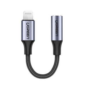 Αντάπτορας Lightning σε 3.5mm M/F UGREEN US211 30756 Μαύρο | Αξεσουάρ | elabstore.gr