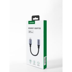 Αντάπτορας Lightning σε 3.5mm M/F UGREEN US211 30756 Μαύρο | eLabstore.gr Αντάπτορας Lightning σε 3.5mm M/F UGREEN US211 30756 Μαύρο | Αξεσουάρ | elabstore.gr