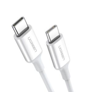 Καλώδιο Φόρτισης UGREEN US264 60520 USB-C σε USB-C PD 60W 2m Λευκό | Καλώδια | elabstore.gr