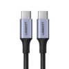 Καλώδιο Φόρτισης UGREEN US316 70427 USB-C σε USB-C PD 100W 1m Μαύρο | Καλώδια | elabstore.gr