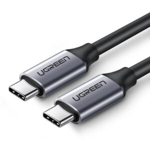 Καλώδιο Φόρτισης UGREEN US161 50751 USB-C σε USB-C PD 60W 1.5m Γκρί | Καλώδια | elabstore.gr