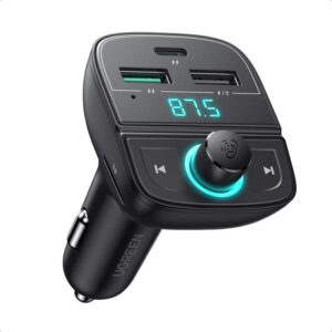 FM Transmitter με BΤ UGREEN CD229 80910 και φορτιστής αυτοκινήτου | Αξεσουάρ | elabstore.gr