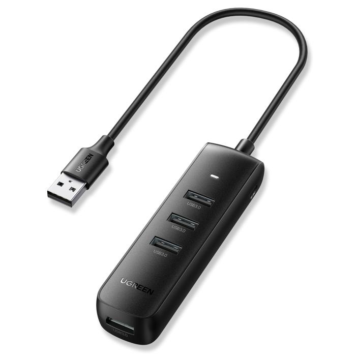 USB 3.0 Hub 4 Θέσεων UGREEN CM416 80657 Μαύρο | eLabstore.gr USB 3.0 Hub 4 Θέσεων UGREEN CM416 80657 Μαύρο | Περιφερειακά | elabstore.gr