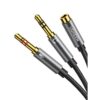 Καλώδιο Ήχου 2x3.5mm σε 3.5mm M/F UGREEN AV140 20899 0.2m Μαύρο | eLabstore.gr Καλώδιο Ήχου 2x3.5mm σε 3.5mm M/F UGREEN AV140 20899 0.2m Μαύρο | Ήχου | elabstore.gr