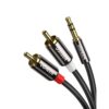 Καλώδιο Ήχου 3.5mm σε 2xRCA M/M UGREEN AV116 10548 2m Μαύρο | Ήχου | elabstore.gr