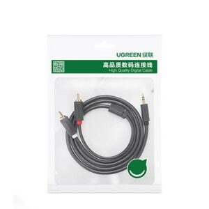 Καλώδιο Ήχου 3.5mm σε 2xRCA M/M UGREEN AV116 10591 5m Μαύρο | Ήχου | elabstore.gr