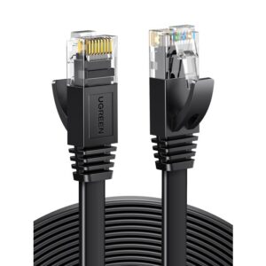Καλώδιο Δικτύου UTP CAT6 UGREEN NW102 50172 0.5m Flat Μαύρο | Δικτύου | elabstore.gr
