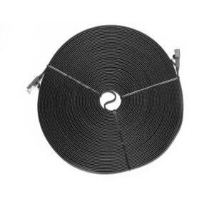 Καλώδιο Δικτύου U/FTP CAT7 UGREEN NW106 11267 20m Flat Pure Copper Μαύρο | Δικτύου | elabstore.gr