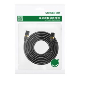 Καλώδιο Δικτύου F/FTP CAT7 UGREEN NW107 11269 2m Pure Copper Μαύρο | Δικτύου | elabstore.gr