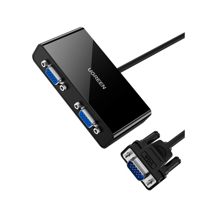 VGA Splitter UGREEN 20918 1PC σε 2 οθόνες | eLabstore.gr VGA Splitter UGREEN 20918 1PC σε 2 οθόνες | Επέκτασης Εικόνας | elabstore.gr