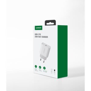 Φορτιστής Σπιτιού PD 20W UGREEN CD137 10191 1 Θέσης Μαύρο | Φόρτιση | elabstore.gr