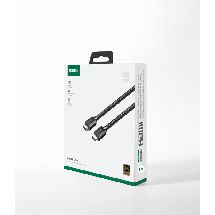 Καλώδιο HDMI M/M 8K/60Hz UGREEN HD135 70320 1.5m Braided Μαύρο | eLabstore.gr Καλώδιο HDMI M/M 8K/60Hz UGREEN HD135 70320 1.5m Braided Μαύρο | Εικόνας | elabstore.gr