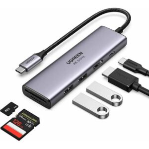 USB-C Docking Station 6 σε 1 UGREEN CM511 60384 | Περιφερειακά | elabstore.gr