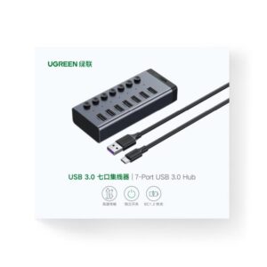 USB 3.0 Hub 7 Θέσεων UGREEN CM481 90307 | Περιφερειακά | elabstore.gr