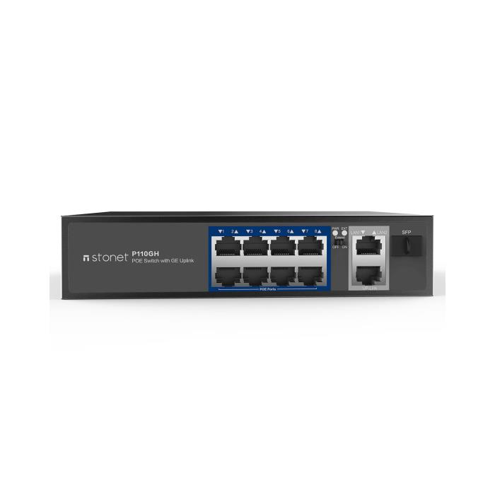 Switch 10 Θέσεων PoE Stonet P110GH 10/100 Mbps | Επαγγελματικός Εξοπλισμός | elabstore.gr