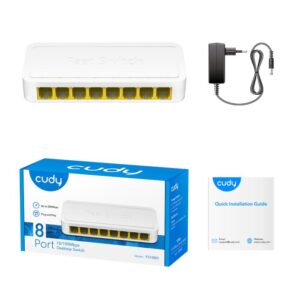 Switch 8 Θέσεων Cudy FS108D 10/100 Mbps | Switches | elabstore.gr