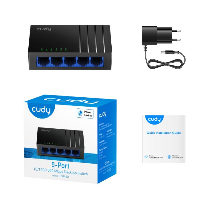 Switch 5 Θέσεων Cudy GS105D V4.0 Gigabit | eLabstore.gr Switch 5 Θέσεων Cudy GS105D V4.0 Gigabit | Switches | elabstore.gr