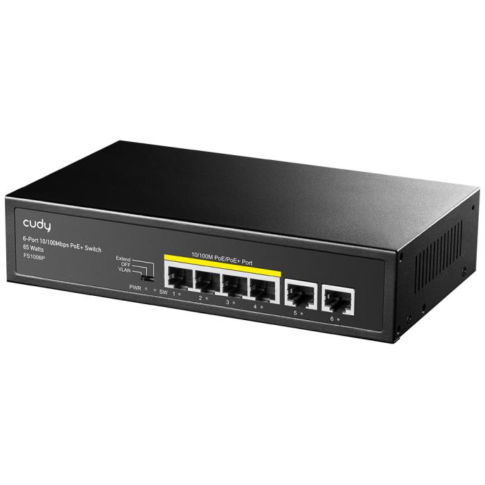 Switch 6 Θέσεων PoE Cudy FS1006P 10/100 Μbps | eLabstore.gr Switch 6 Θέσεων PoE Cudy FS1006P 10/100 Μbps | Επαγγελματικός Εξοπλισμός | elabstore.gr