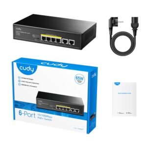 Switch 6 Θέσεων PoE Cudy FS1006P 10/100 Μbps | eLabstore.gr Switch 6 Θέσεων PoE Cudy FS1006P 10/100 Μbps | Επαγγελματικός Εξοπλισμός | elabstore.gr