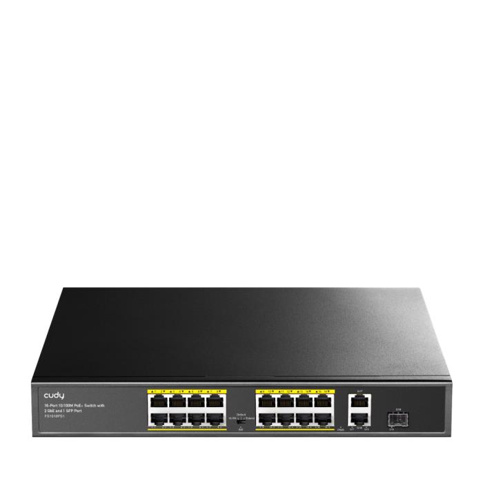 Switch 18 Θέσεων PoE Cudy FS1018PS1 10/100 Μbps | eLabstore.gr Switch 18 Θέσεων PoE Cudy FS1018PS1 10/100 Μbps | Επαγγελματικός Εξοπλισμός | elabstore.gr
