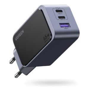Φορτιστής Σπιτιού GaN PD 65W UGREEN  X553 35042 3 Θέσεων Γκρί | Φόρτιση | elabstore.gr