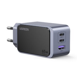 Φορτιστής Σπιτιού GaN PD 65W UGREEN  X553 35042 3 Θέσεων Γκρί | Φόρτιση | elabstore.gr